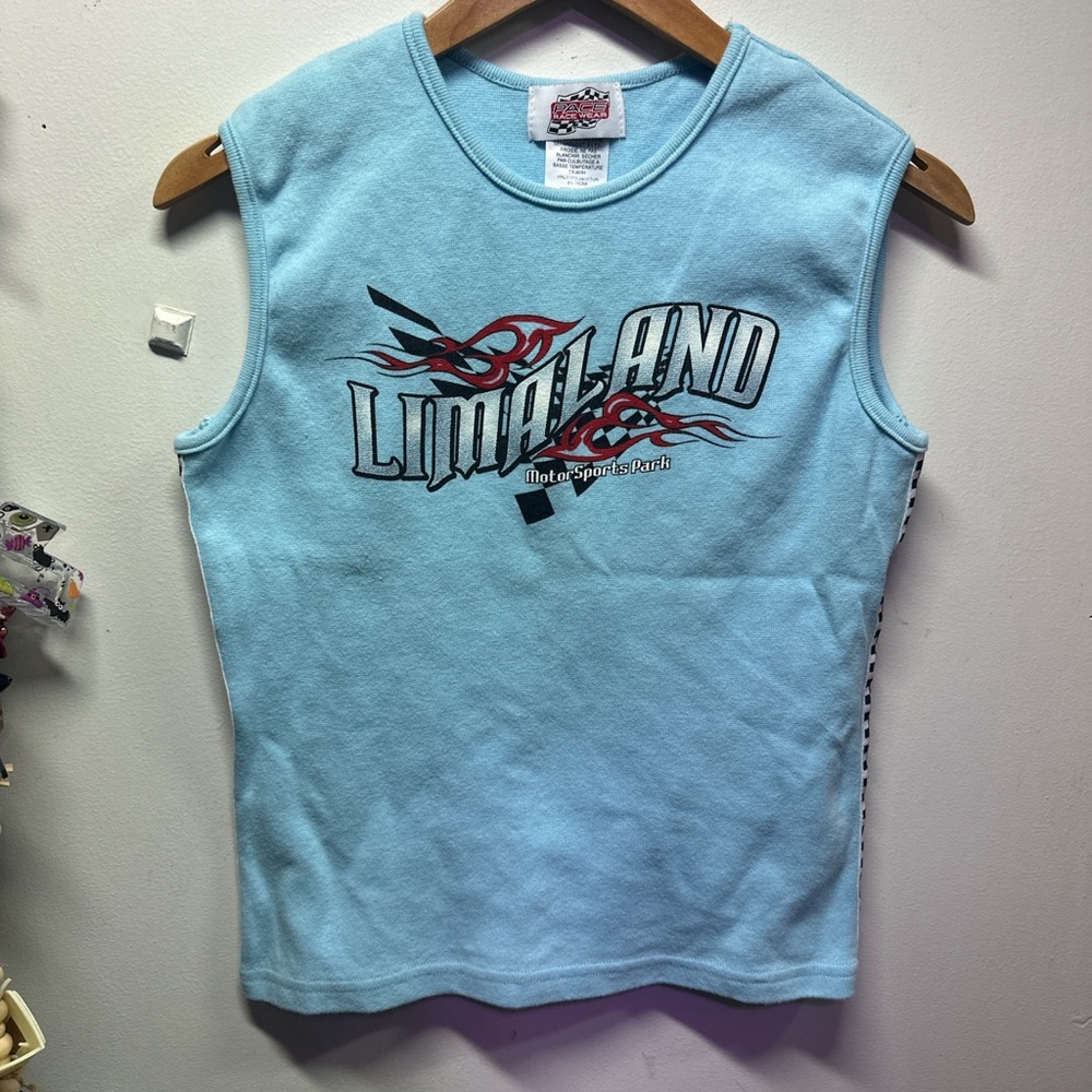 Kids Blue Sleeveless Top